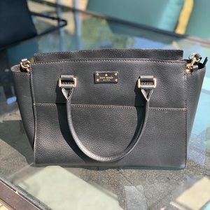 Kate Spade classic! Grove Street black satchel😱😱